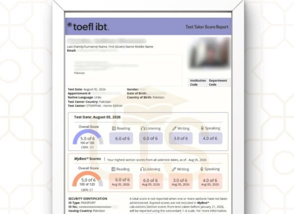 Learn to Skill Academy Celebrates Student’s TOEFL Achievement