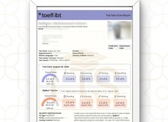 Learn To Skill Academy Student Achieves TOEFL Score of 90/120